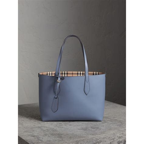 burberry slate blue tote|used burberry tote.